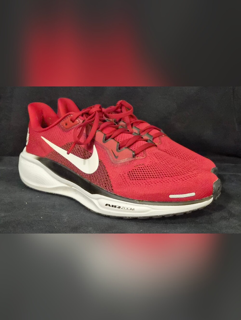Men's Nike Air Zoom Pegasus 41 "Oklahoma Sooners" (FZ5137-601) Sz. 7.5